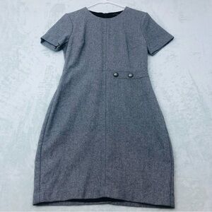 Banana Republic Charcoal Midi Dress Size6